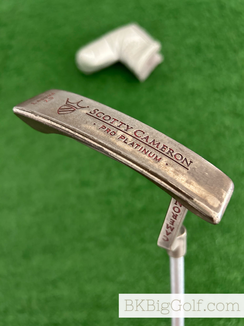 Titleist Scotty Cameron Pro Platinum Laguna 2.5 Raw Finish 33” Putter w Headcover